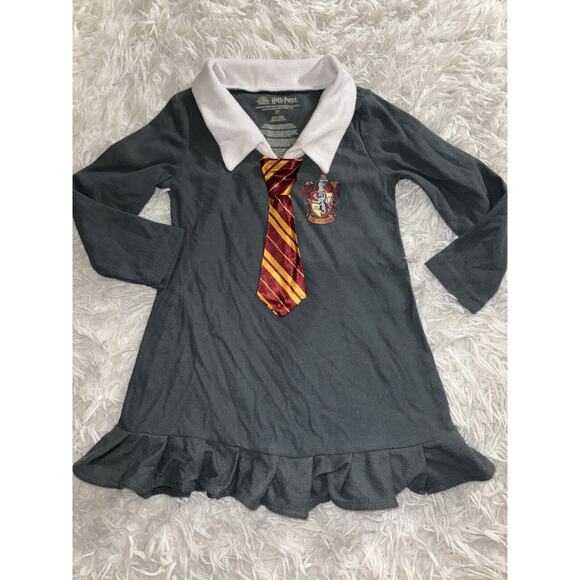 Wizarding World Of Harry Potter Sz. 3T Gryffindor Fleece Dress. Adorable, Soft - Picture 1 of 8